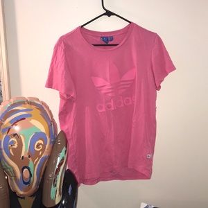 Adidas hot pink top